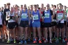 One minutes silence before the Heaton Memorial Road Race.